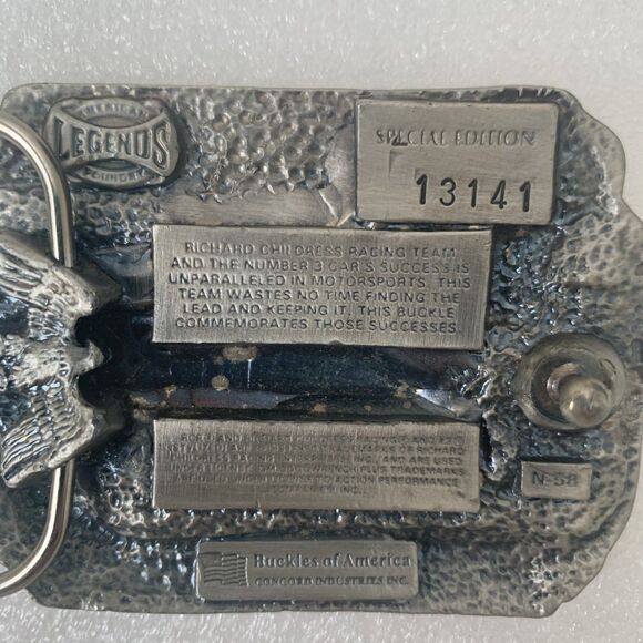 Dale Earnhardt #3 NASCAR Belt Buckle Special Edition American Legends Foundry - Picture 6 of 7